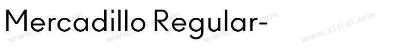 Mercadillo Regular字体转换